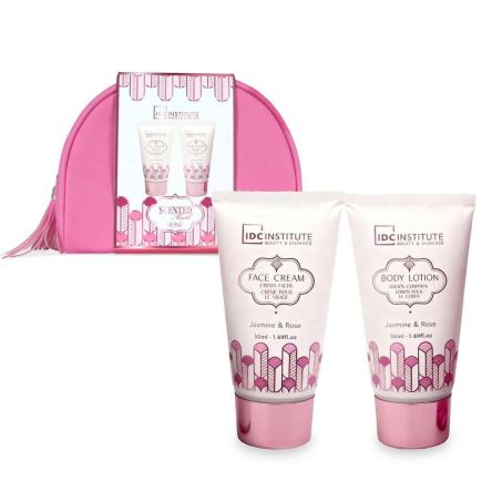 Idc institute scented bath rose glow on-the-go set