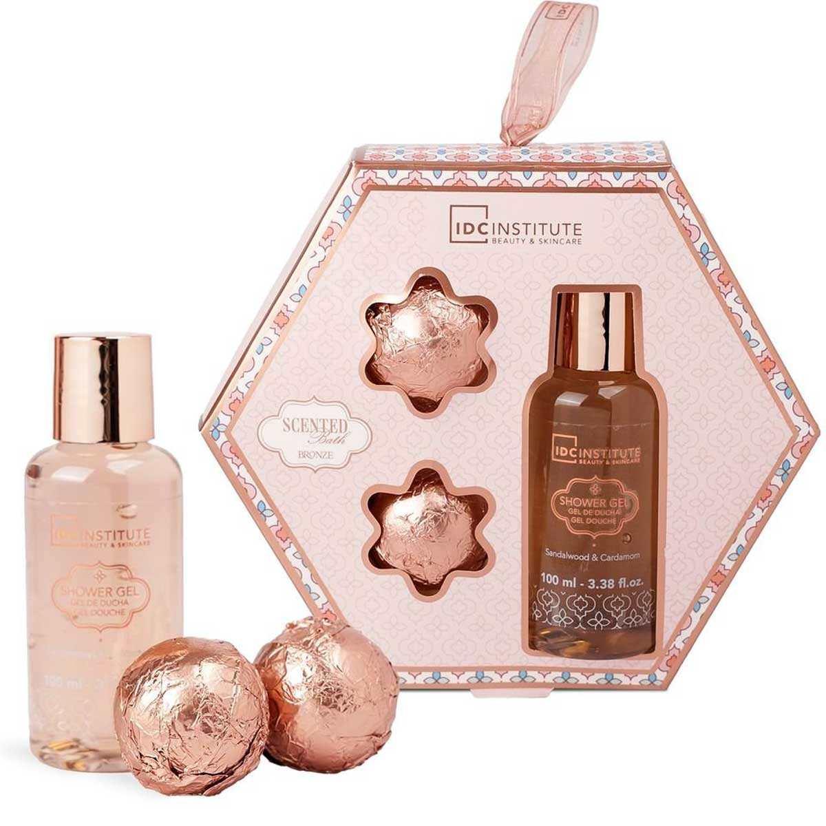 Idc institute scented bath bronze gift set 3 pcs