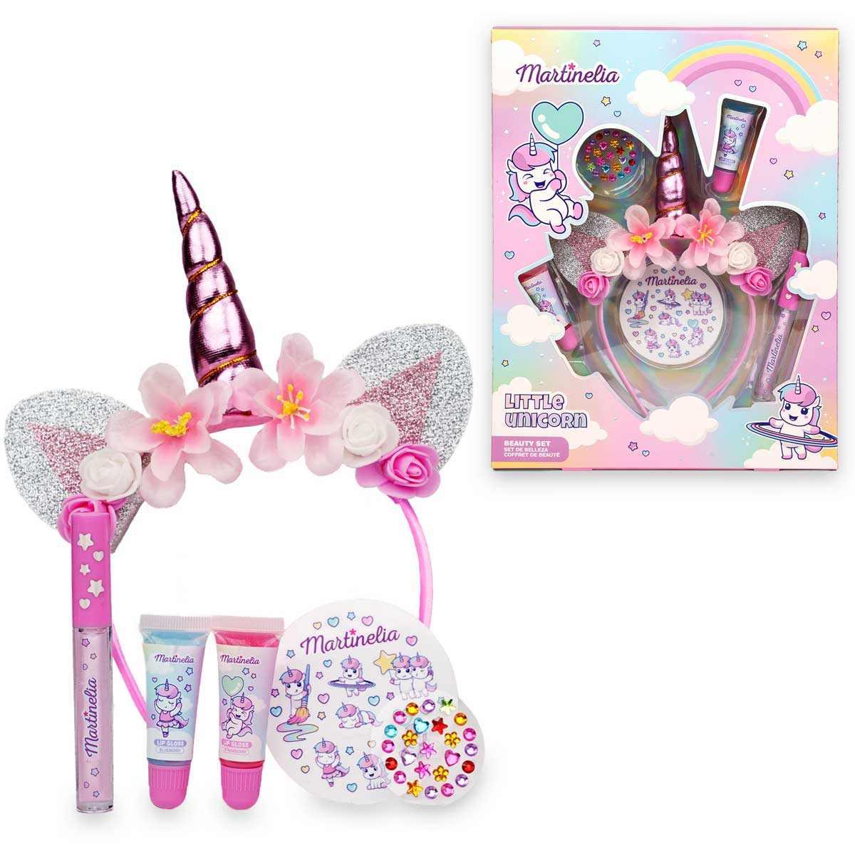 Martinelia little unicorn headband beauty set