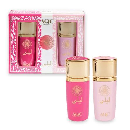 Aqc fragrances leila candy red & nude set 2 x 60 ml