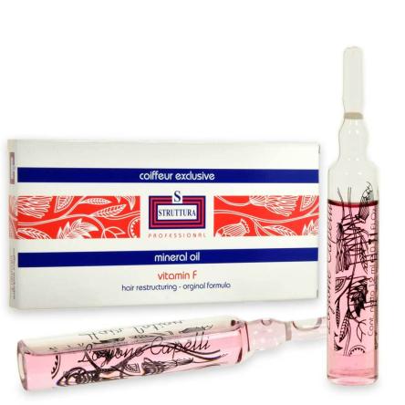 Struttura mineral oil vitamina f 10 fiale
