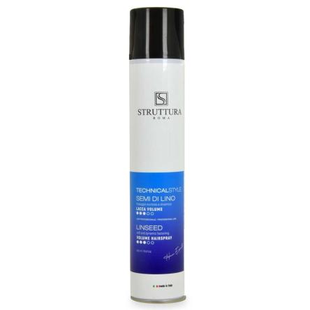 Struttura lacca spray volume semi di lino 500 ml
