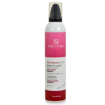 Struttura spuma forte semi di lino 300 ml