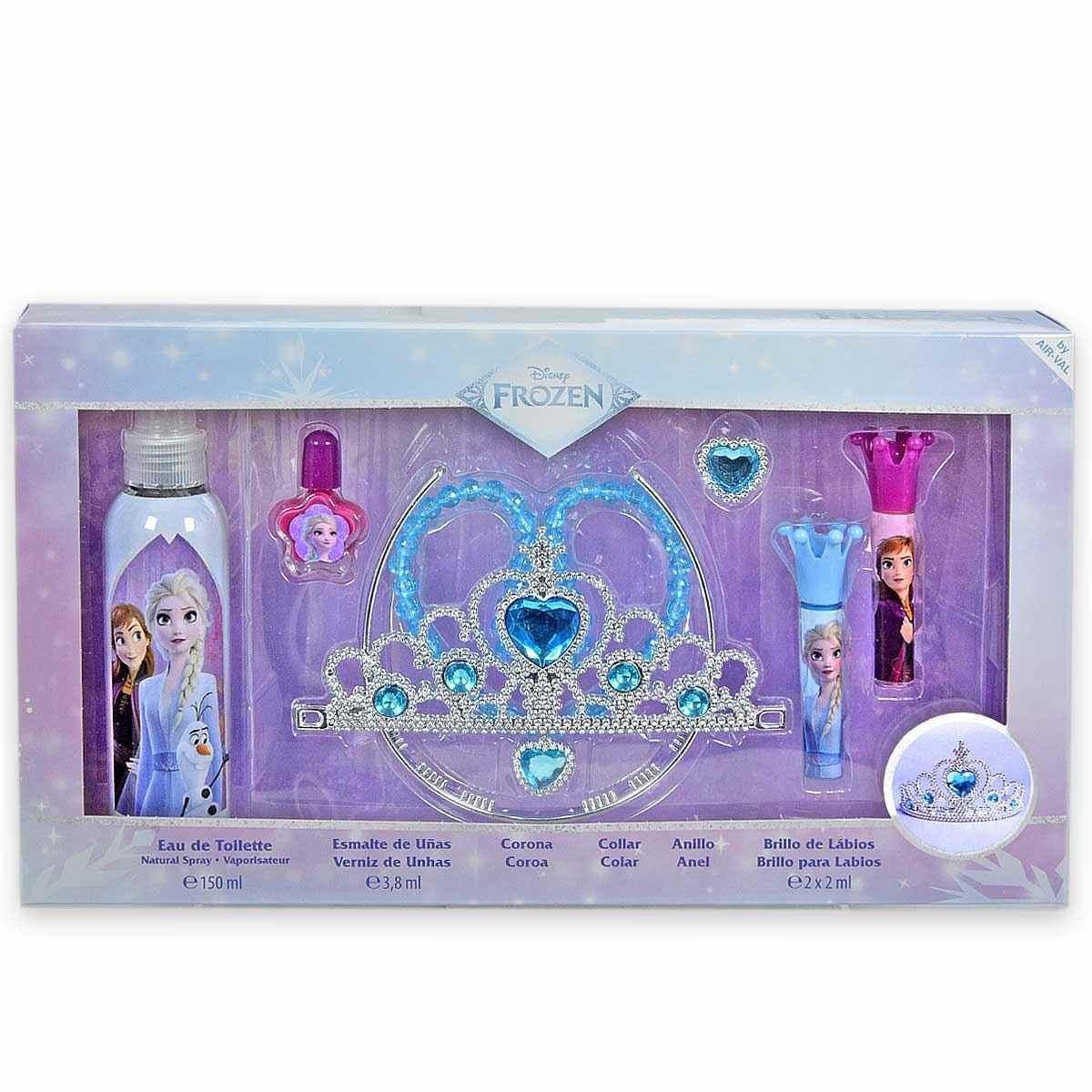 Frozen set edt 150ml + corona + collana + makeup