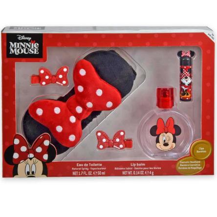Minnie set edt 50ml + hairband + lip balm + hair clips