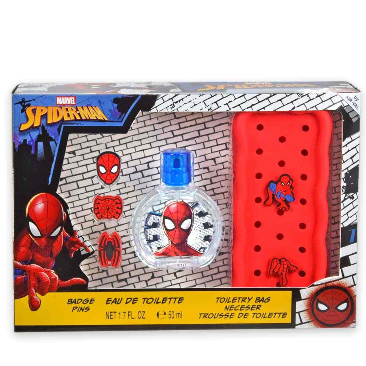 Spiderman set edt 50ml + silicone toiletry bag with pins