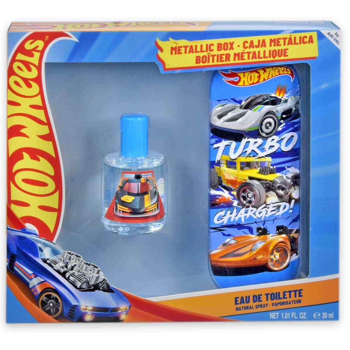 Hot wheels set edt 30 ml + metallic box