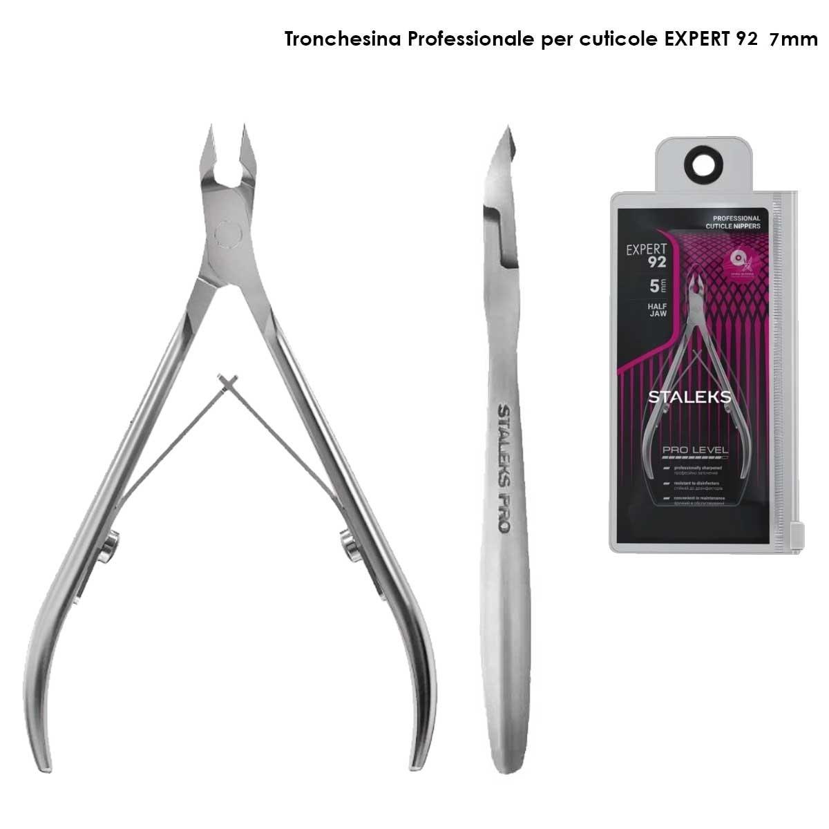 Staleks staleks expert 92 tronchesine professionali per cuticole 5 mm