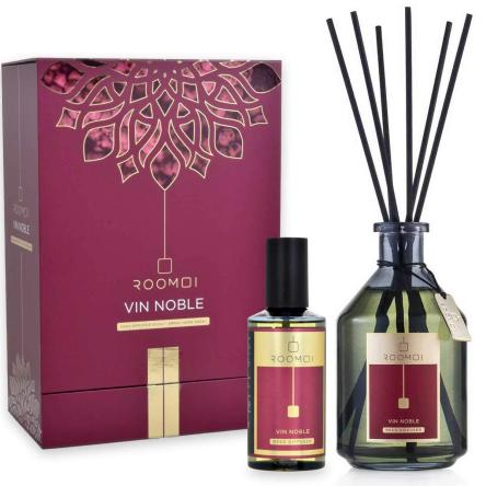 Coffret roomoi vin noble 500ml + home spray 200 ml + sticks