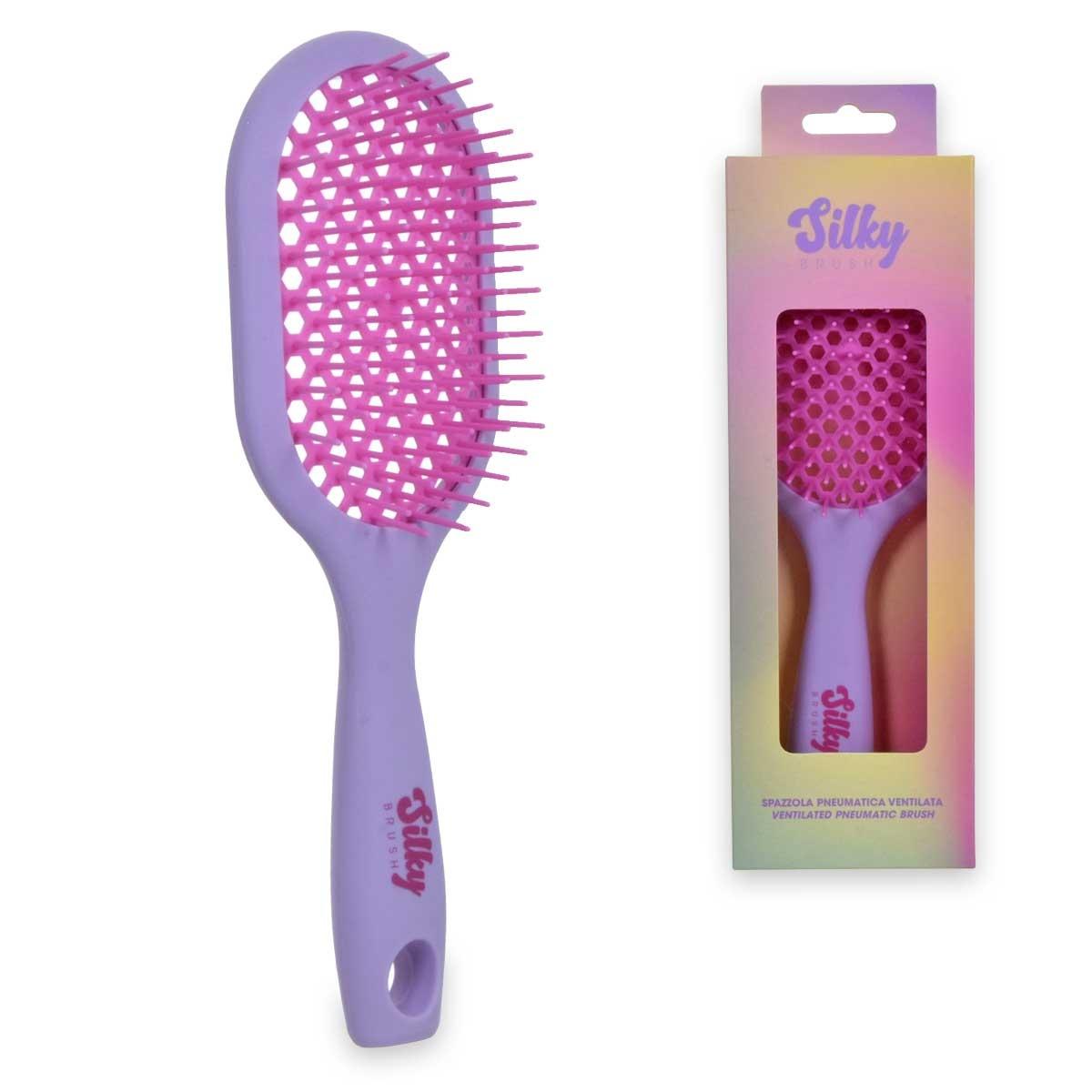 Labor silky brush spazzola pneumatica ventilata col. berry bloom