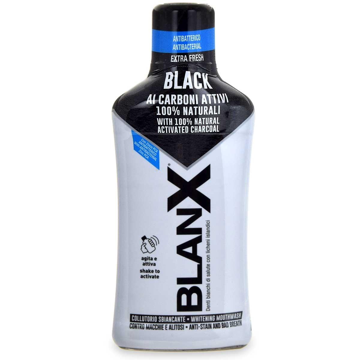 Blanx colluttorio 500 ml black ai carboni attivi