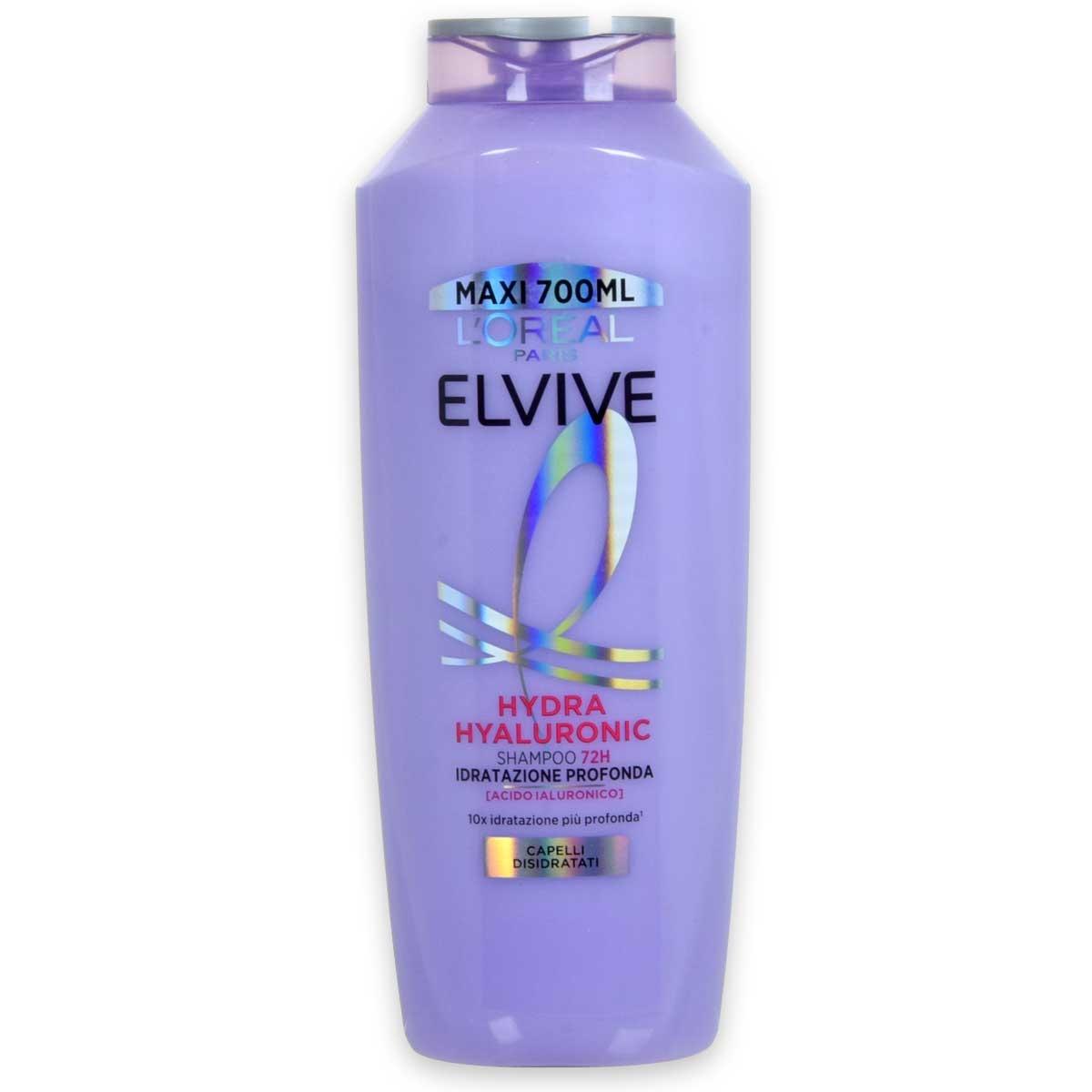 L'oreal elvive hydra hyaluronic shampoo capelli disidratati 700 ml