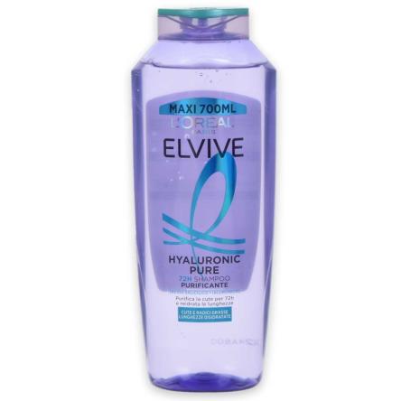 L'oreal elvive hyaluron pure shampoo cute-radici grasse 700 ml