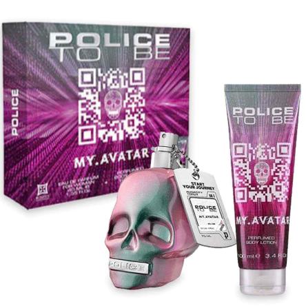 Police to be my.avatar for woman gift set edpv 40ml + body lotion 100 ml