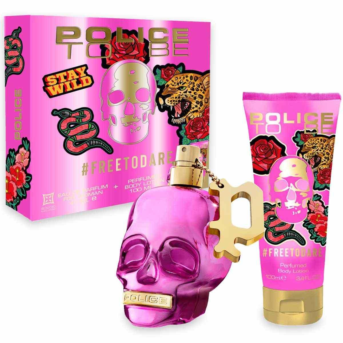 Police to be #freetodare for woman gift set edpv 40ml + body lotion 100 ml