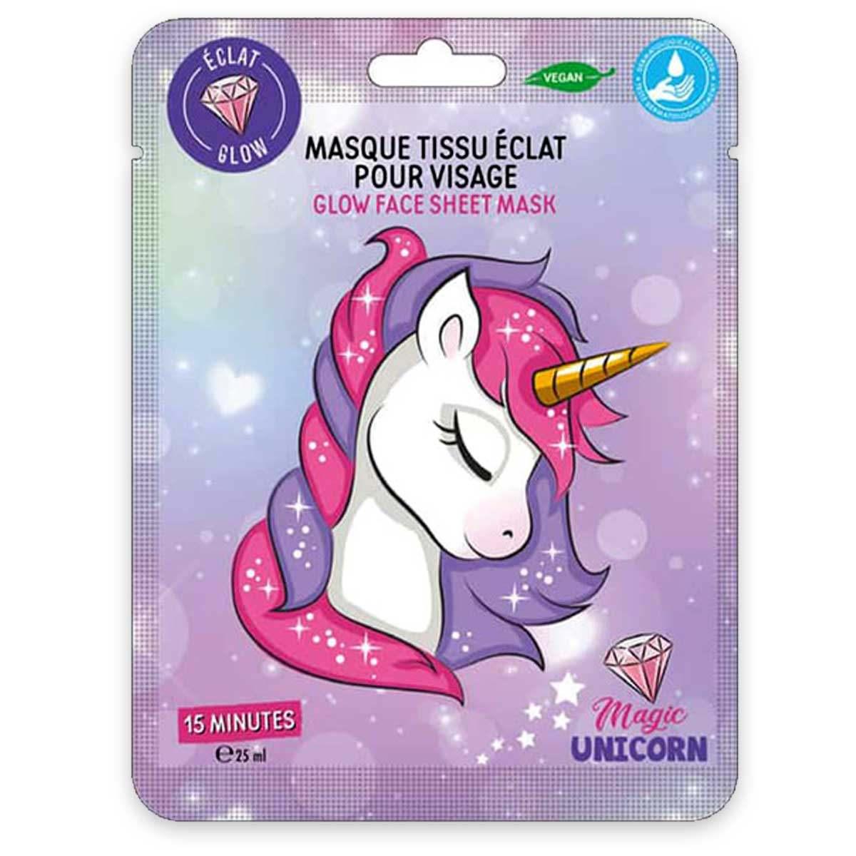 Unicorn face sheet mask