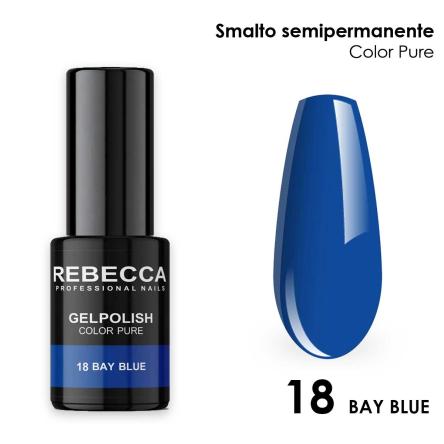 Rebecca gel polish soak off color pure 5 ml  smalto semipermanente n.18