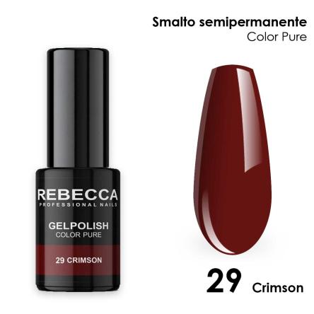 Rebecca gel polish soak off color pure 5 ml  smalto semipermanente n.29
