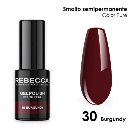 Rebecca gel polish soak off color pure 5 ml  smalto semipermanente n.30