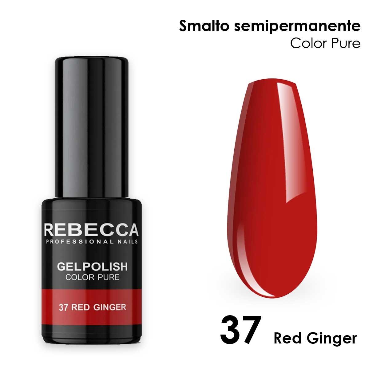 Rebecca gel polish soak off color pure 5 ml  smalto semipermanente n.37