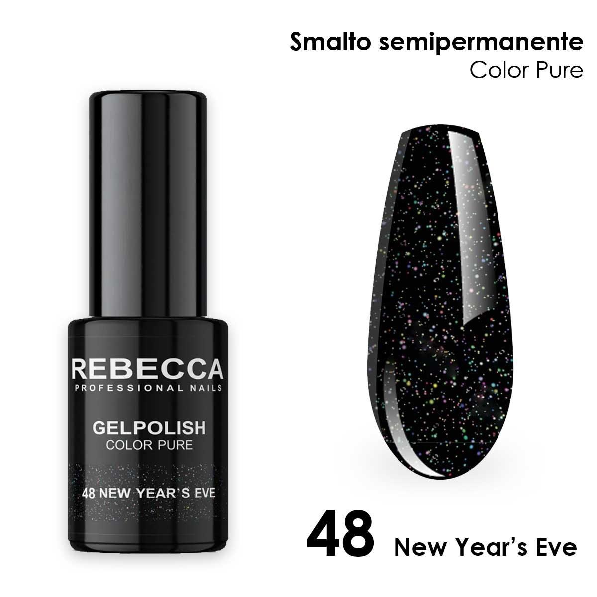 Rebecca gel polish soak off color pure 5 ml  smalto semipermanente n.48