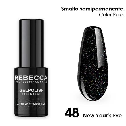 Rebecca gel polish soak off color pure 5 ml  smalto semipermanente n.48
