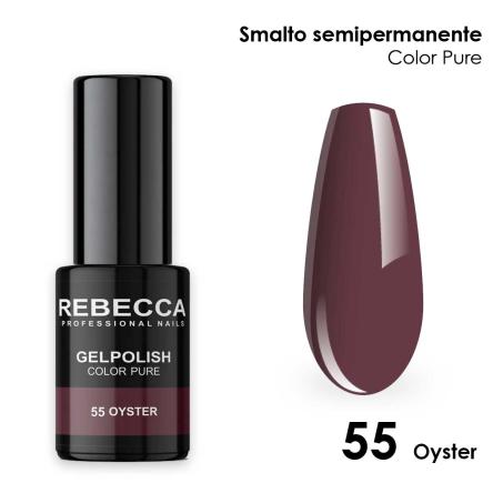 Rebecca gel polish soak off color pure 5 ml  smalto semipermanente n.55