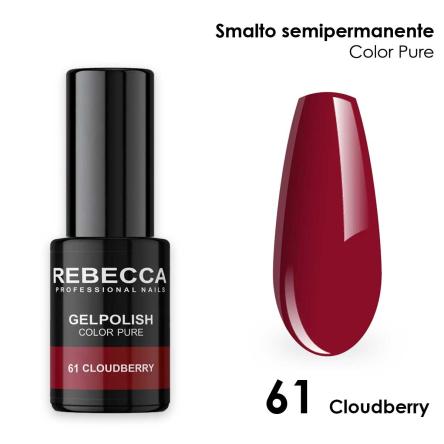 Rebecca gel polish soak off color pure 5 ml  smalto semipermanente n.61