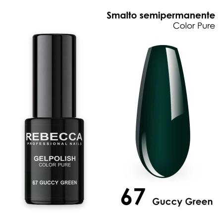 Rebecca gel polish soak off color pure 5 ml  smalto semipermanente n.67
