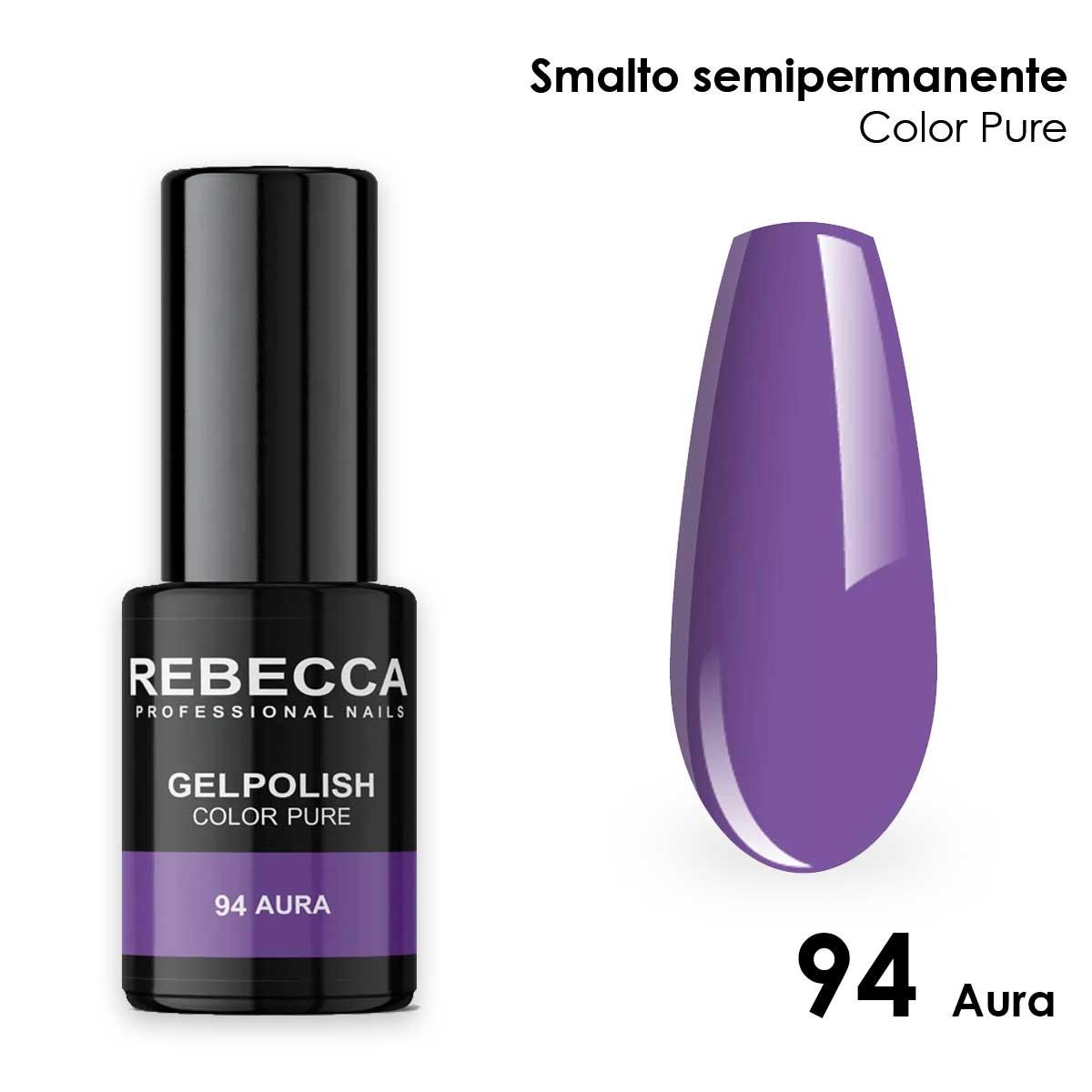 Rebecca gel polish soak off color pure 5 ml  smalto semipermanente n.94