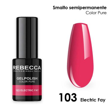 Rebecca gel polish soak off color pure 5 ml  smalto semipermanente n.103