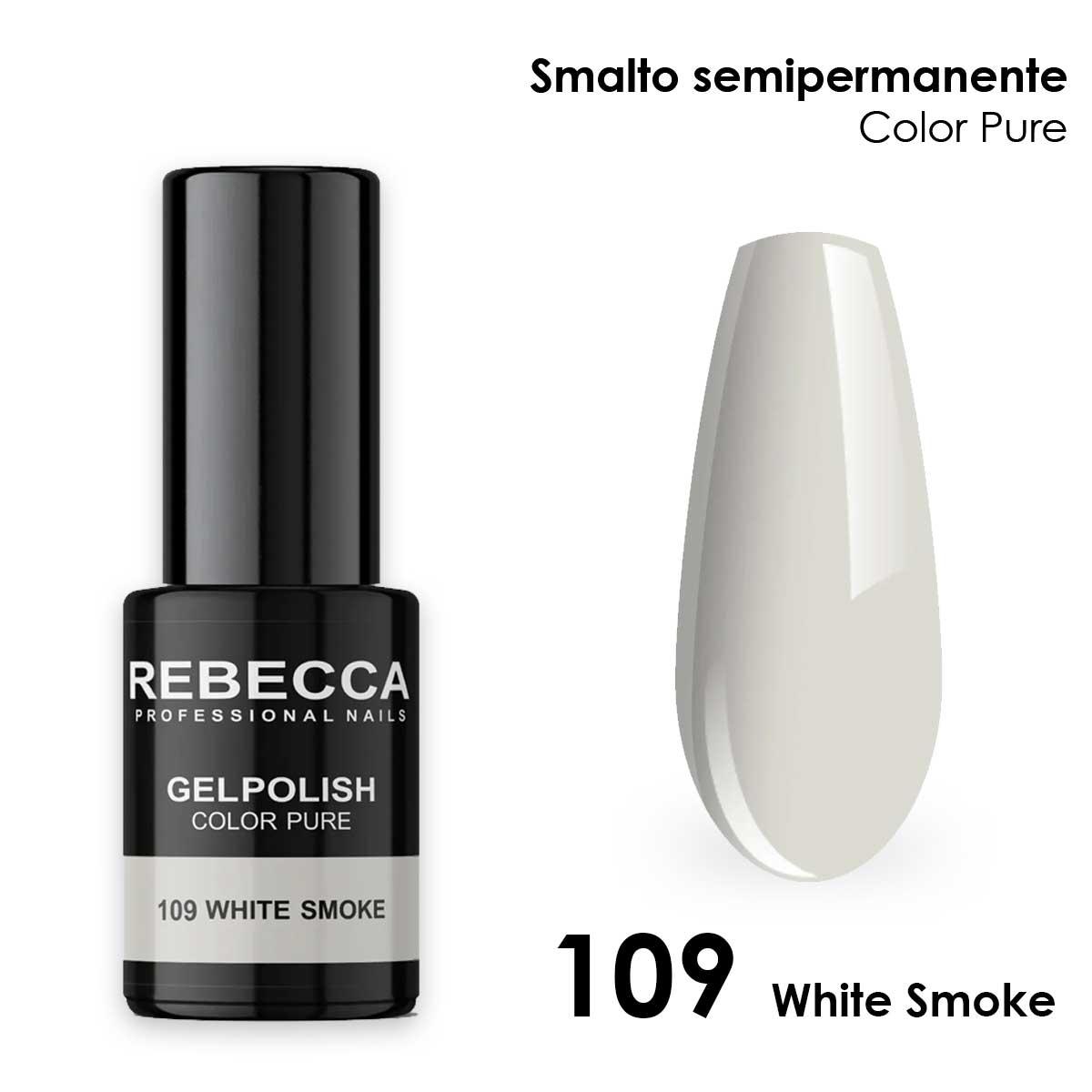 Rebecca gel polish soak off color pure 5 ml  smalto semipermanente n.109