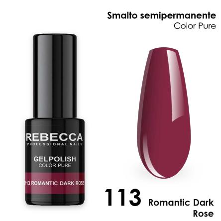 Rebecca gel polish soak off color pure 5 ml  smalto semipermanente n.113