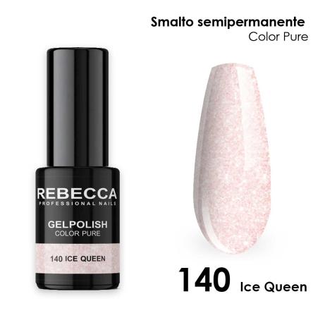 Rebecca gel polish soak off color pure 5 ml  smalto semipermanente n.140