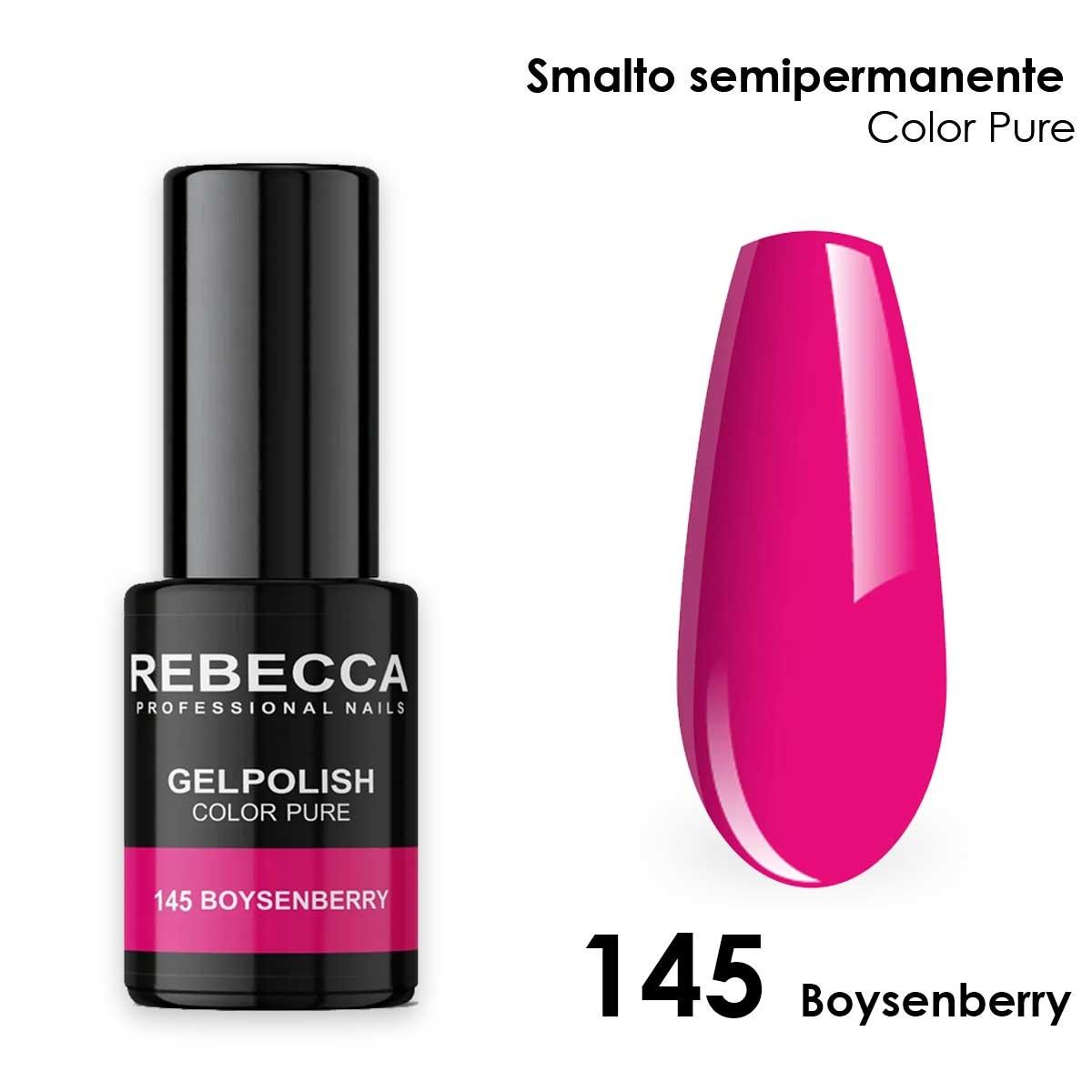 Rebecca gel polish soak off color pure 5 ml  smalto semipermanente n.145