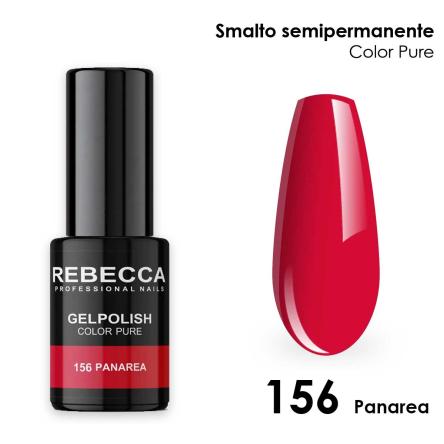 Rebecca gel polish soak off color pure 5 ml  smalto semipermanente n.156