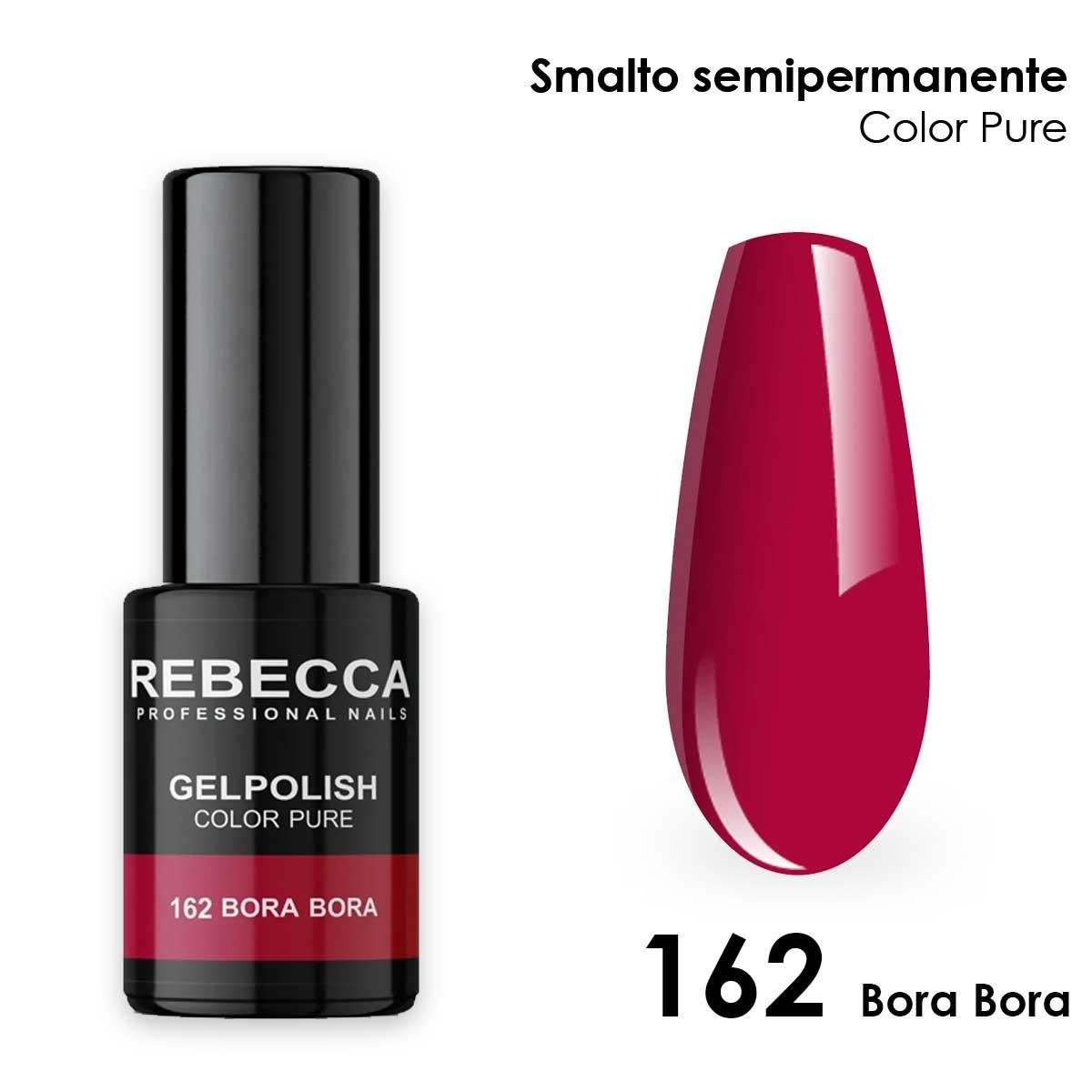 Rebecca gel polish soak off color pure 5 ml  smalto semipermanente n.162