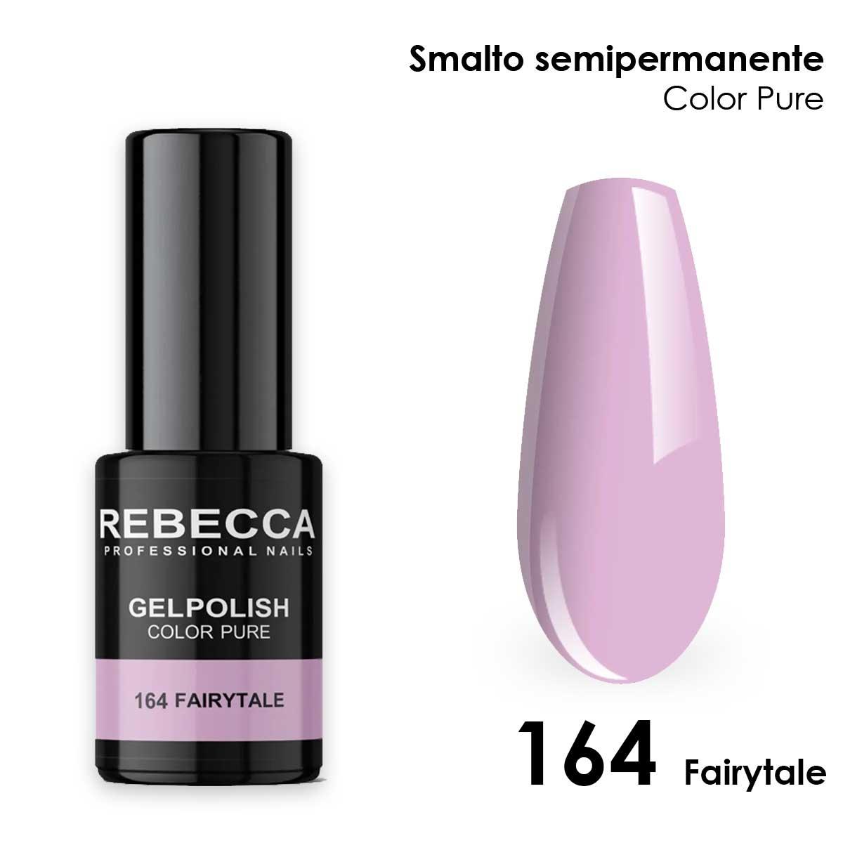 Rebecca gel polish soak off color pure 5 ml  smalto semipermanente n.164
