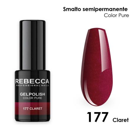 Rebecca gel polish soak off color pure 5 ml  smalto semipermanente n.177