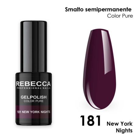 Rebecca gel polish soak off color pure 5 ml  smalto semipermanente n.181