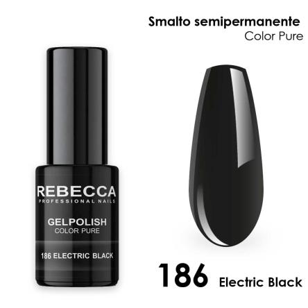 Rebecca gel polish soak off color pure 5 ml  smalto semipermanente n.186