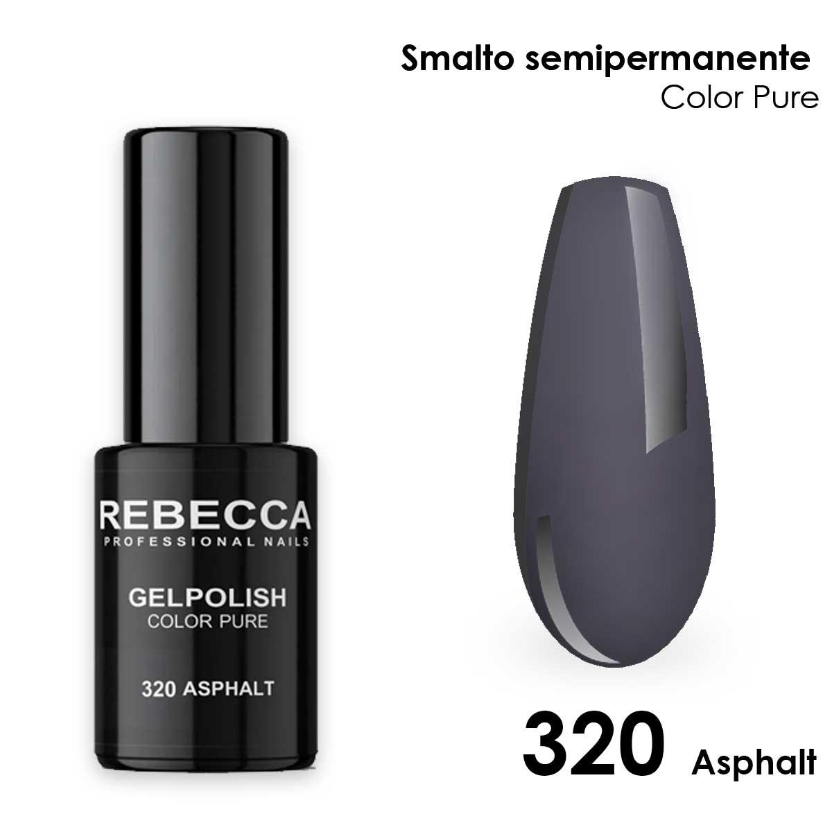 Rebecca gel polish soak off color pure 5 ml  smalto semipermanente n.320