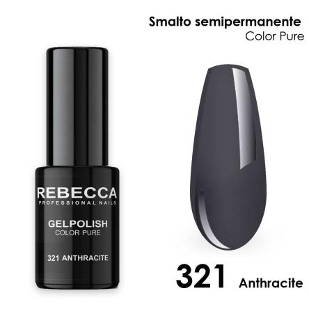 Rebecca gel polish soak off color pure 5 ml  smalto semipermanente n.321