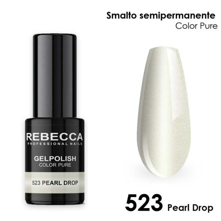 Rebecca gel polish soak off color pure 5 ml  smalto semipermanente n.523