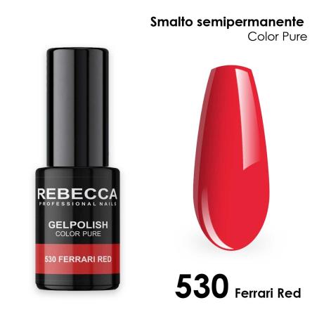 Rebecca gel polish soak off color pure 5 ml  smalto semipermanente n.530