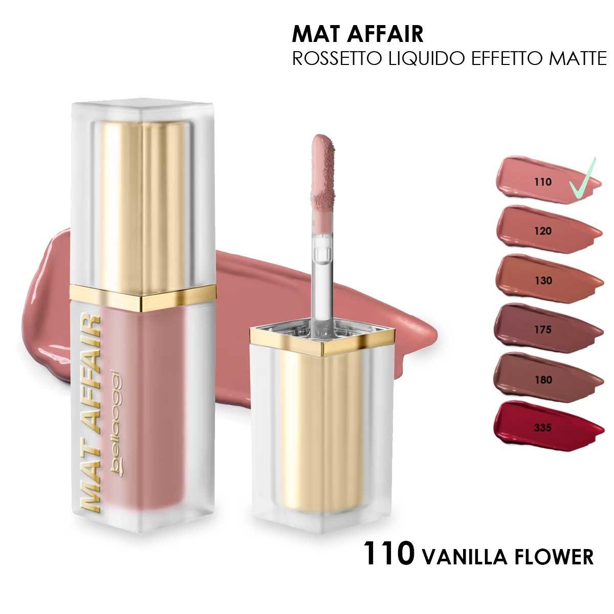 Bella oggi mat affair new rossetto liquido mat vanilla flower