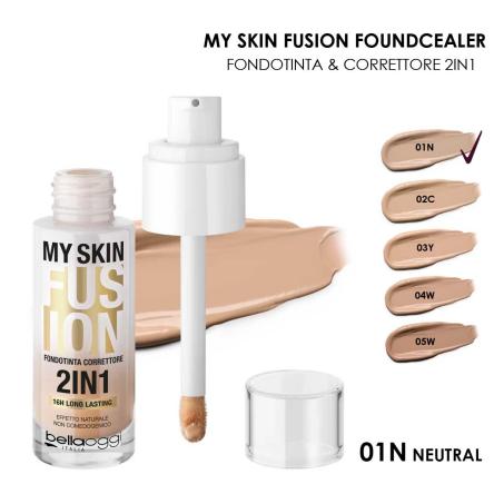 Bella oggi my skin fusion foundcealer fondotinta e correttore neutral