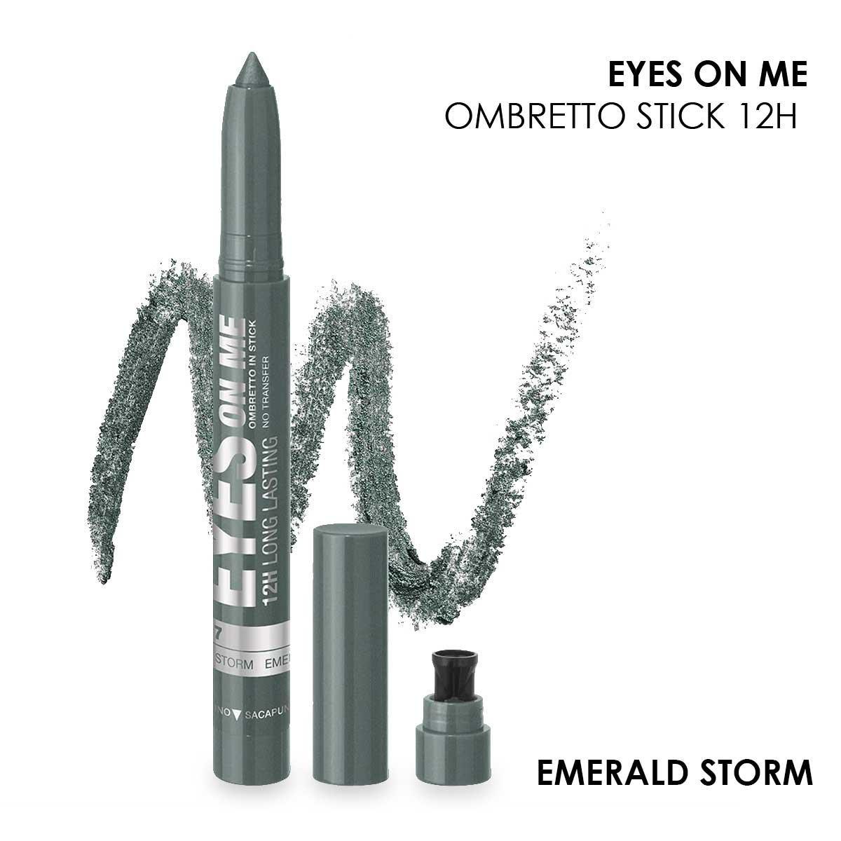 Bella oggi eyes on me ombretto stick 12h emerald storm