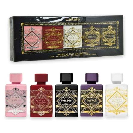 Lattafa set badee al oud(usx) collection edp 5 x 5 ml