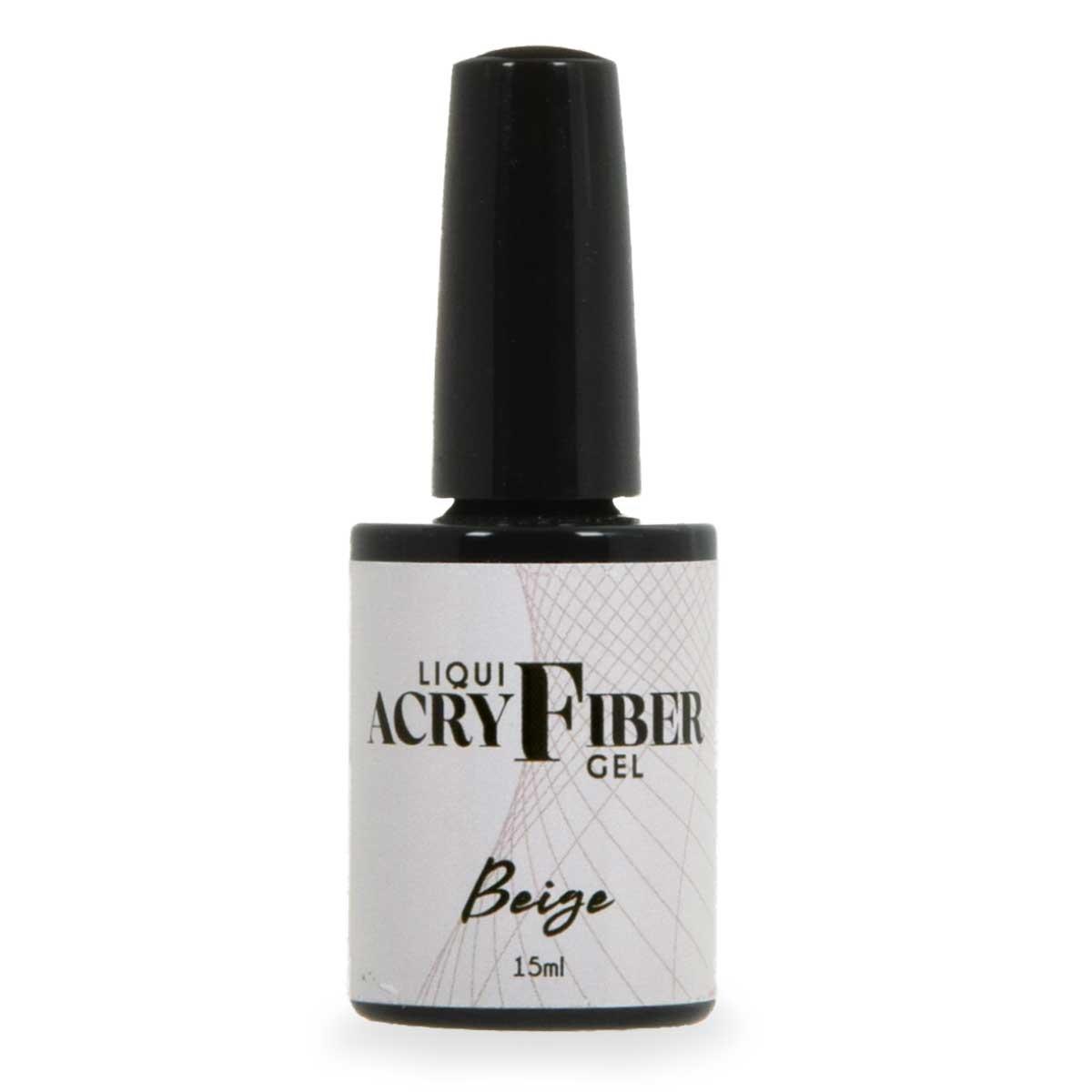 Uv liqui-acryfiber gel - beige 15 ml